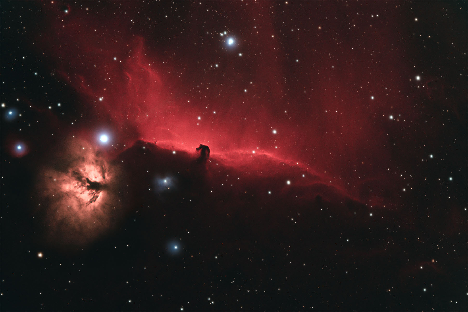 B33 Horsehead Nebula & NGC2024 Flame Nebula